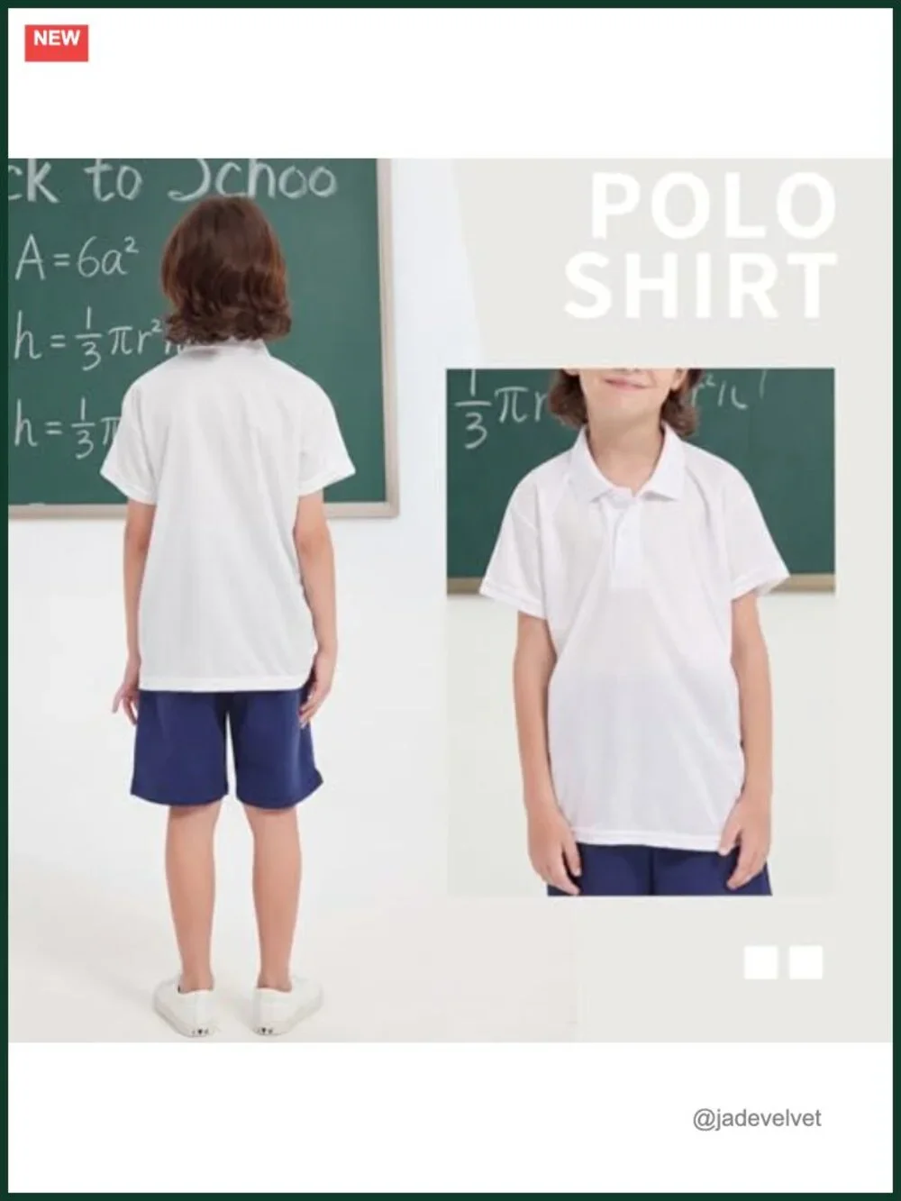 4pk Boys Quick Dry Short Sleeve Collared Golf Polo Shirts Youth School Uniform